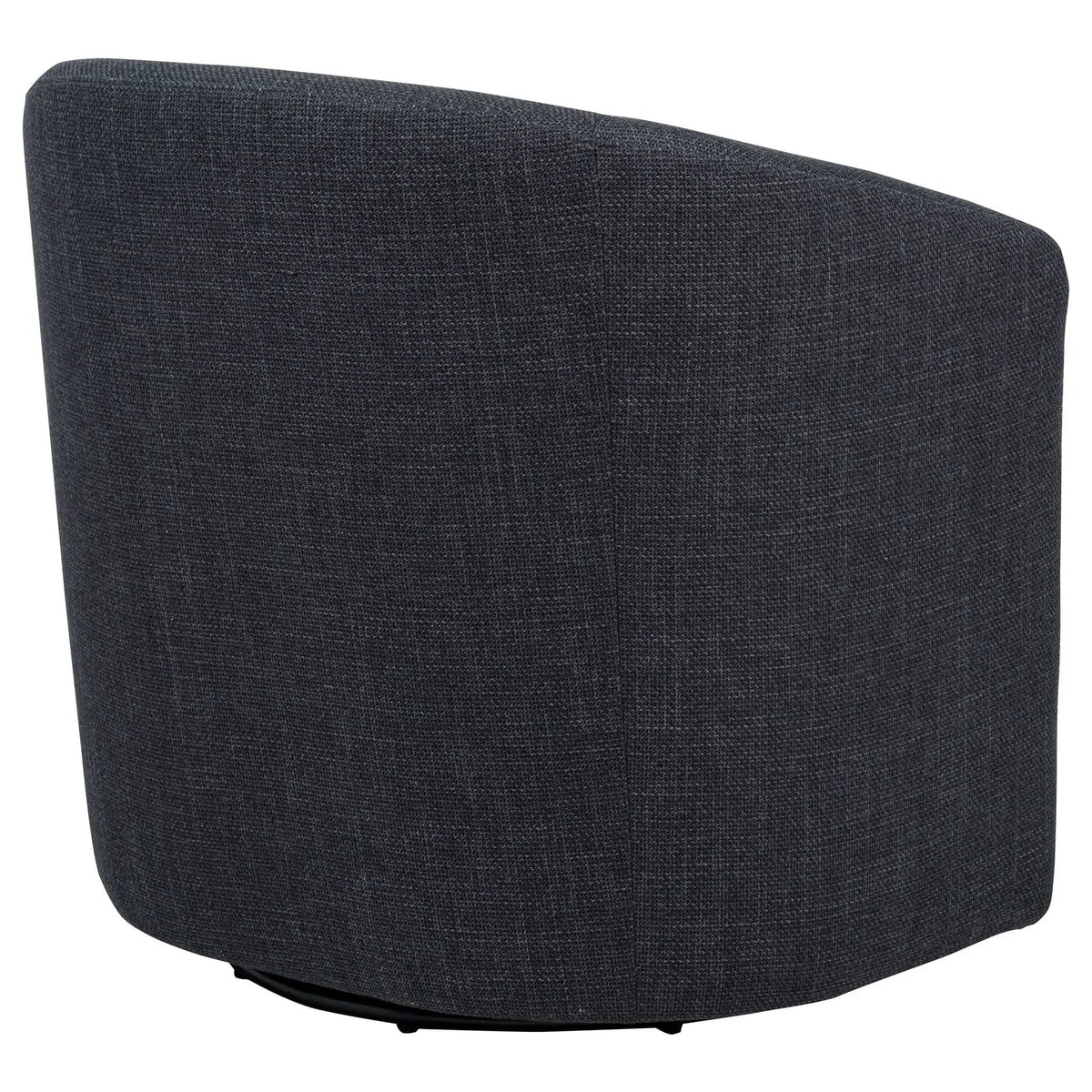 Mossbrook Fabric Upholstered Swivel Accent Chair Anthracite | 29.25 x 29.25 x 31.5 in | Fabric | Living Room