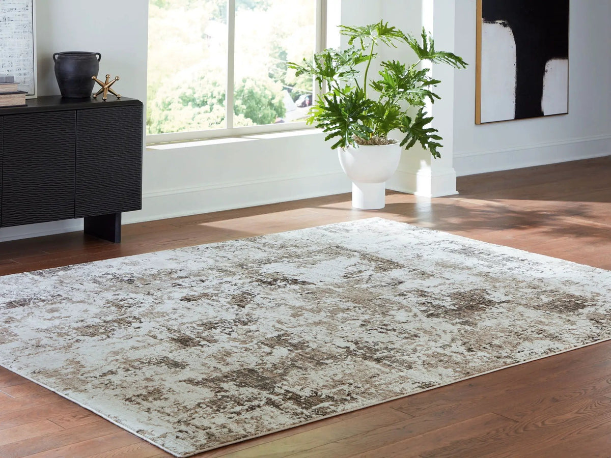 Barricland Area Rug | 120 x 156 Inch | Abstract Design | Multicolored Palette