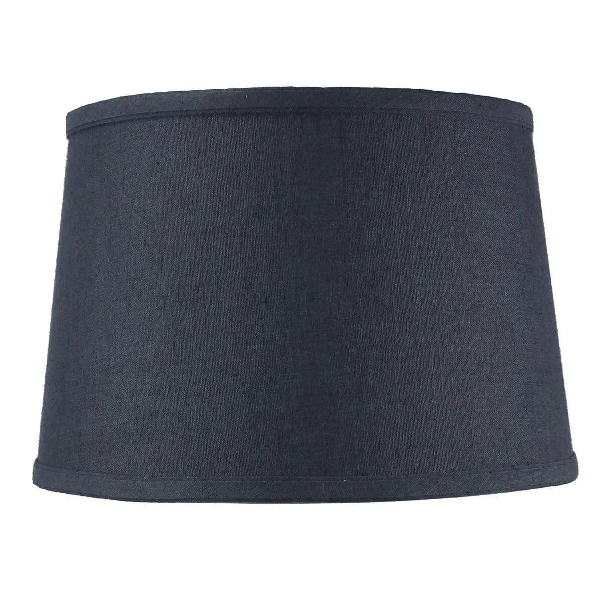 Drum Lamp Shade | 12X8 Inch Hardback | Textured Slate | Home Decor