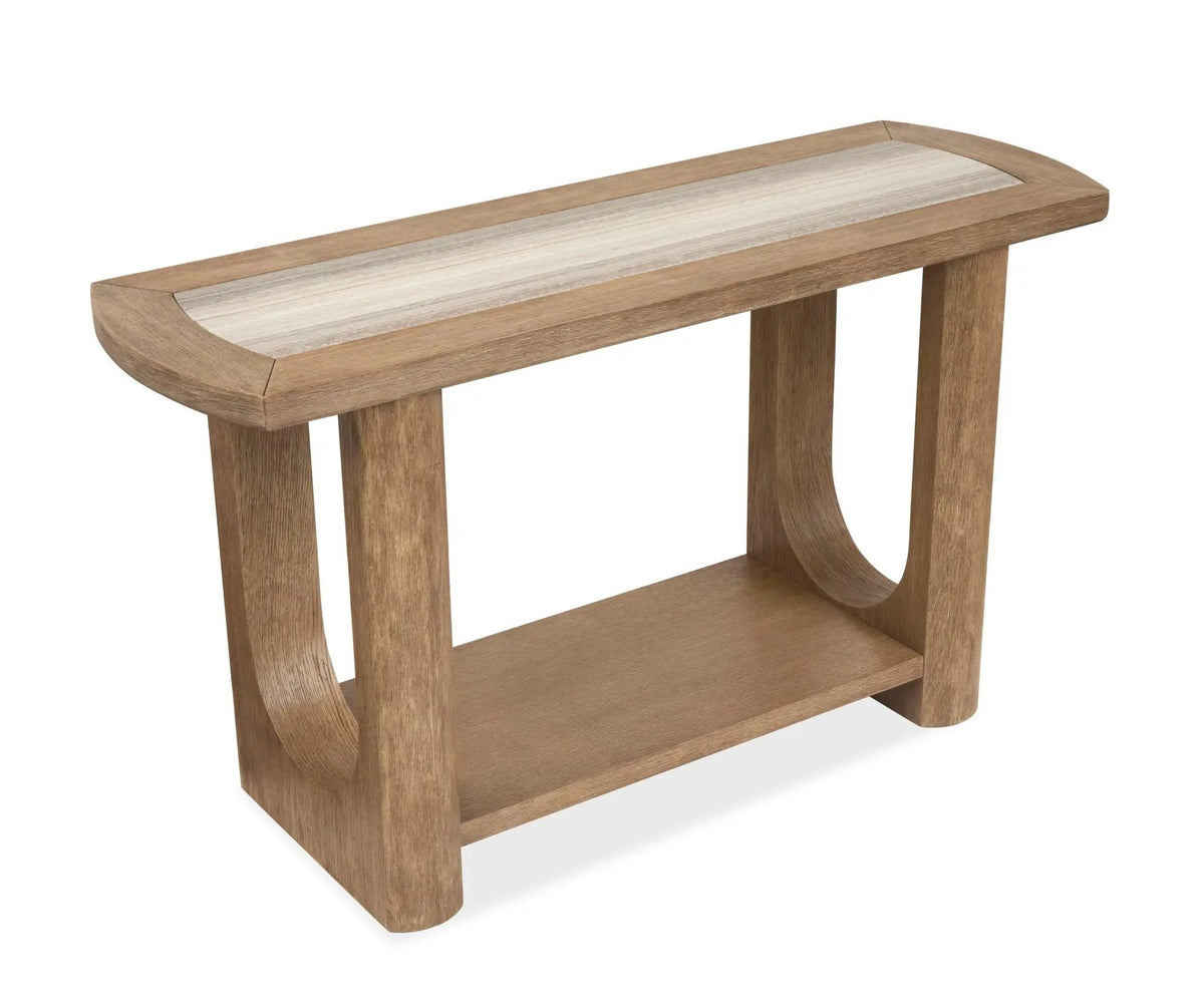 Bradford Rectangular End Table | Granite Top | 26 Inch Width | Versatile Design