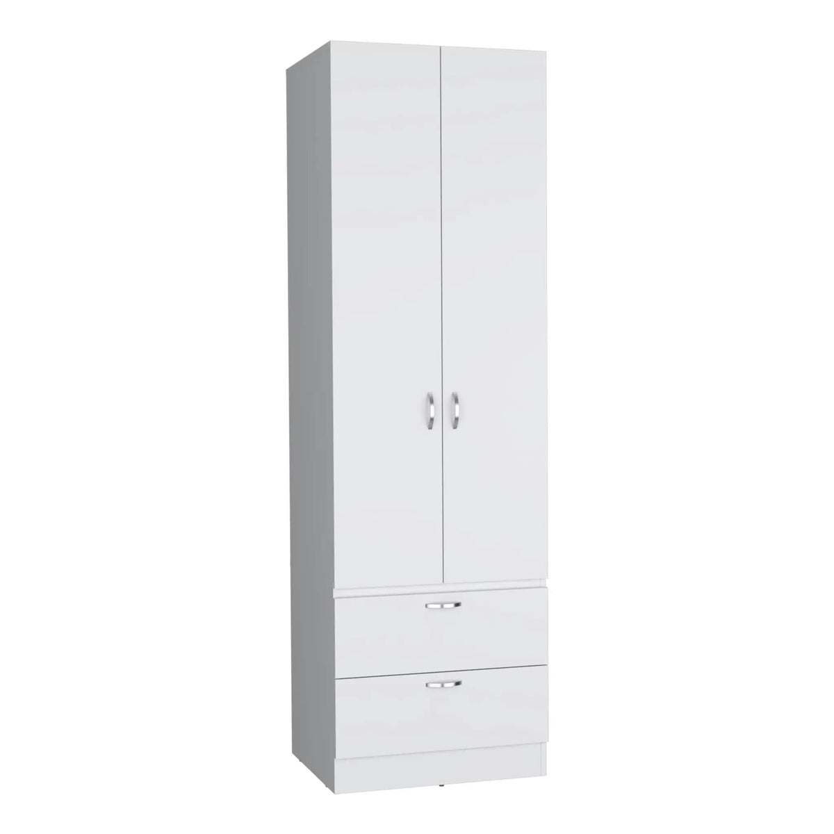 Armoire Organiser, Two Shelves, Rod, Double Door Cabinet Armoire Wardrobe | 2 Pieces | Bedroom Furniture | Bedroom