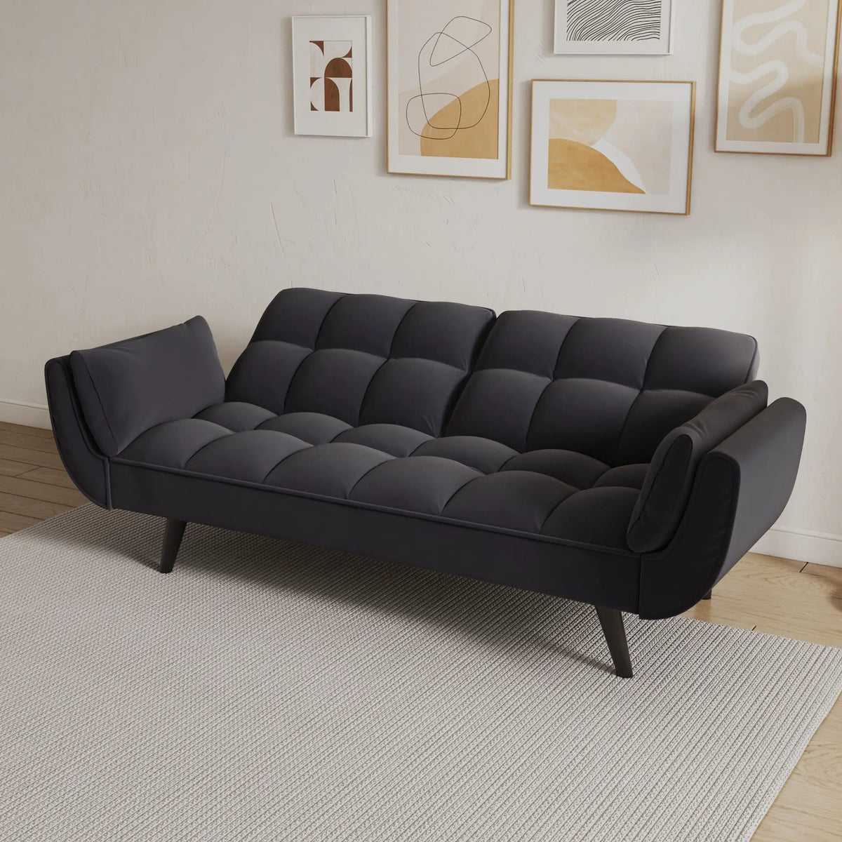 Convertible Sofa | Two Seater | Adjustable Back | Compact