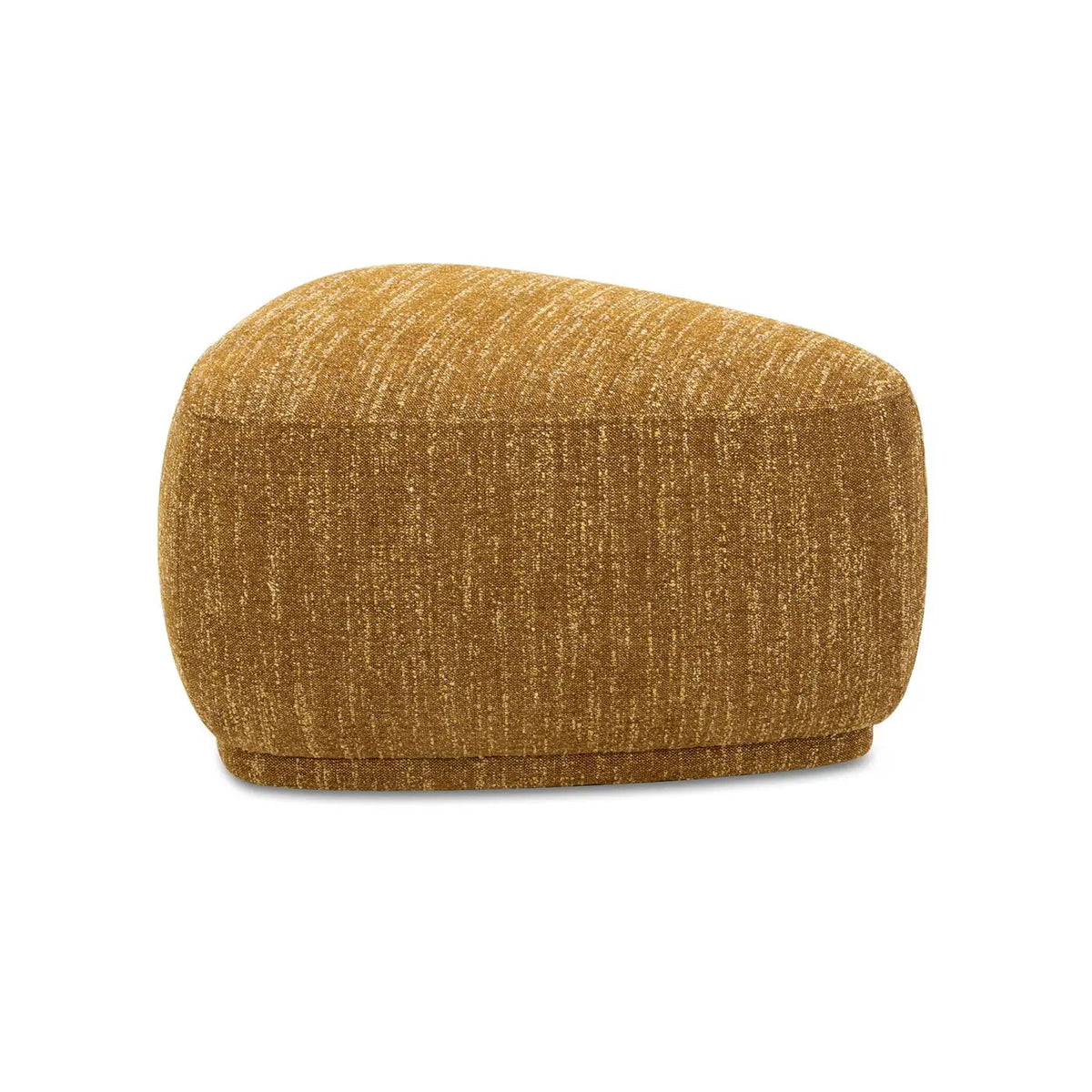 Pebble Cocktail Ottoman | Rounded Triangle Shape | 11-Layer Plywood Frame | Inner Webbing Seating
