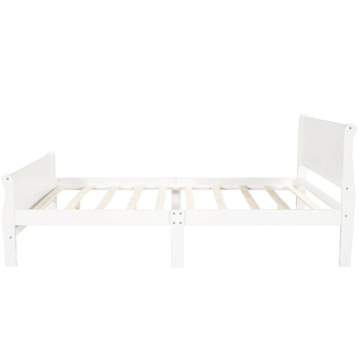 Wood Platform Bed Frame | Headboard Footboard | Wood Slat Support