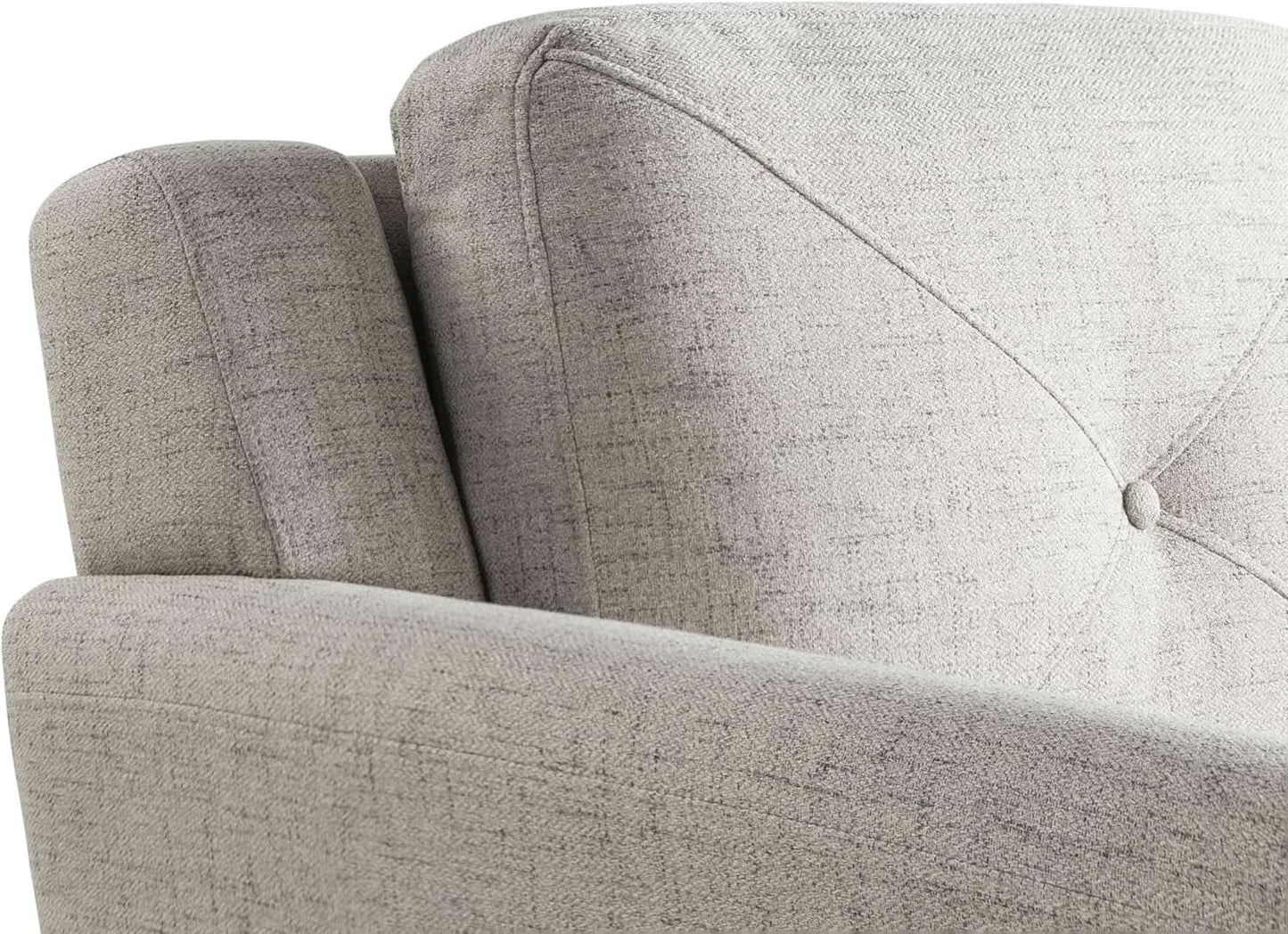 Harrington Sofa Beige With Curved Arms For Living Room from PriceLows™
