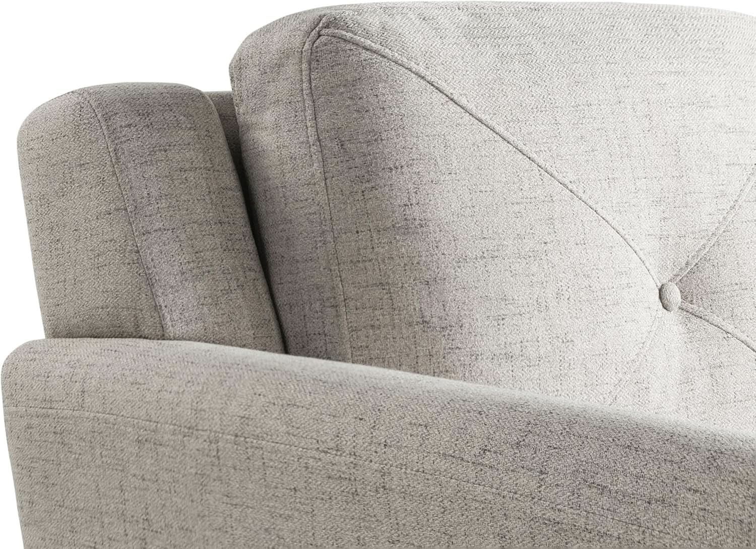 Harrington Sofa Beige With Curved Arms For Living Room from PriceLows™