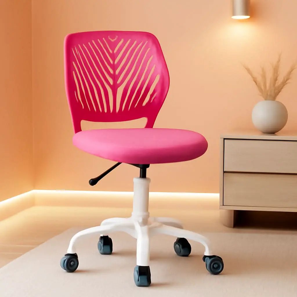 Kids Desk Chair Adjustable Height With Lumbar Support Rose from PriceLows™