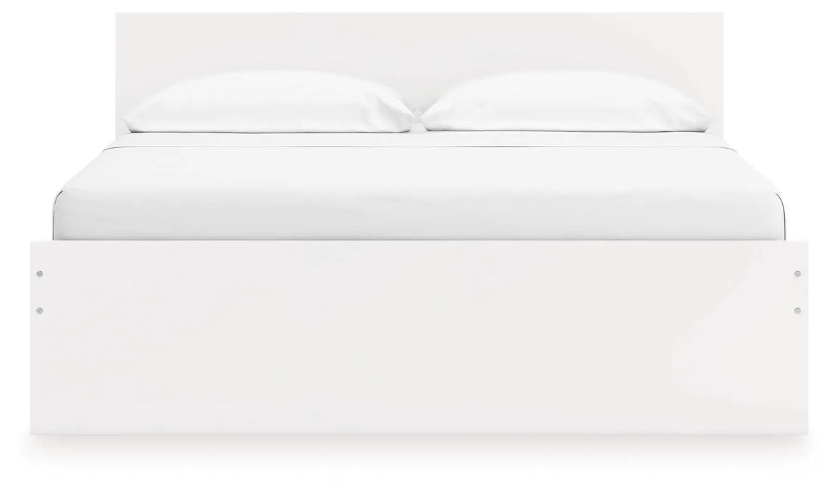 Onita Panel Platform Bed | Minimal Design | Ultra-Clean Lines | Easy-Elegant Solid Finish