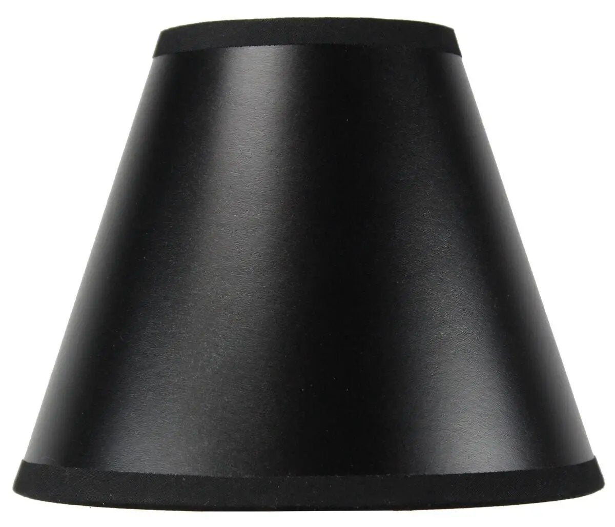 Lamp Shades | Set Of 6 | 6W X 5H | Black Parchment Gold Candle Clip