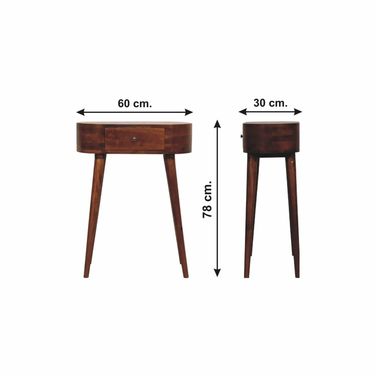 Albion Nordic Console Table | 5 Pieces | Mango Wood | Living Room