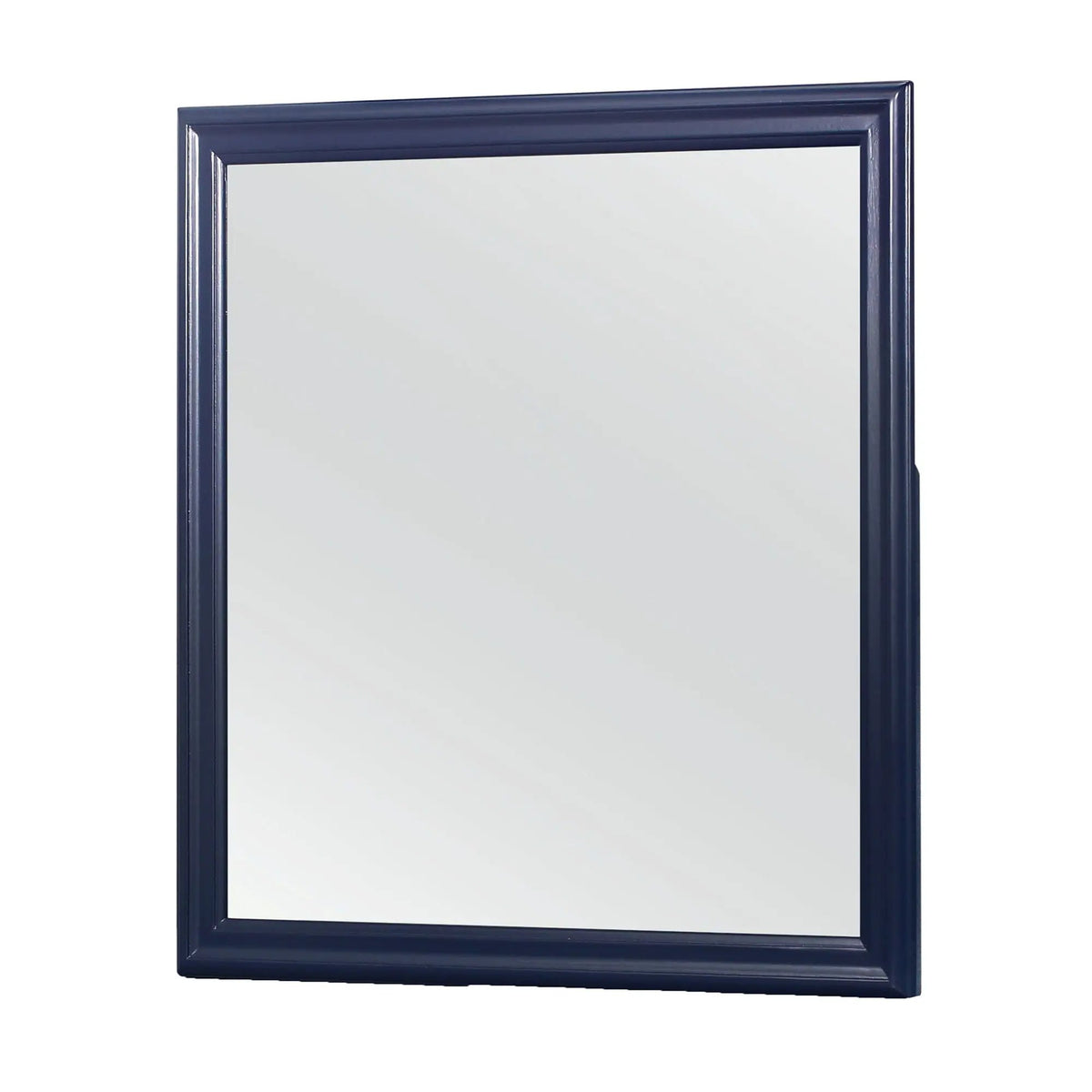 Charlston Mirror | 38 Inch Square | Tempered Glass | Solid Wood Frame