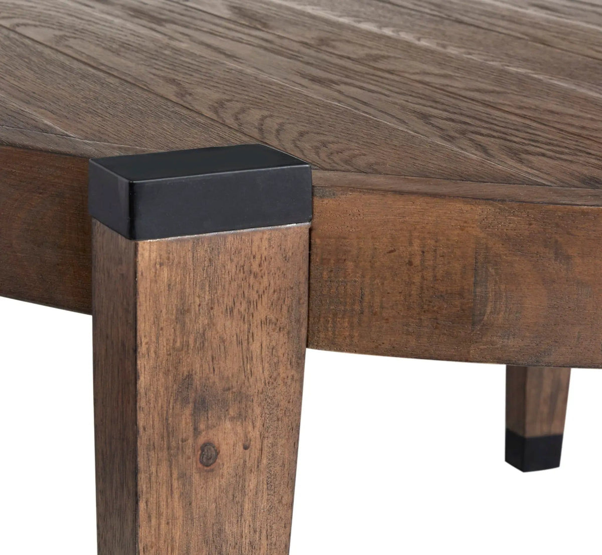 Kaysen Round Table | 2 Pieces | Oak Veneer | Living Room