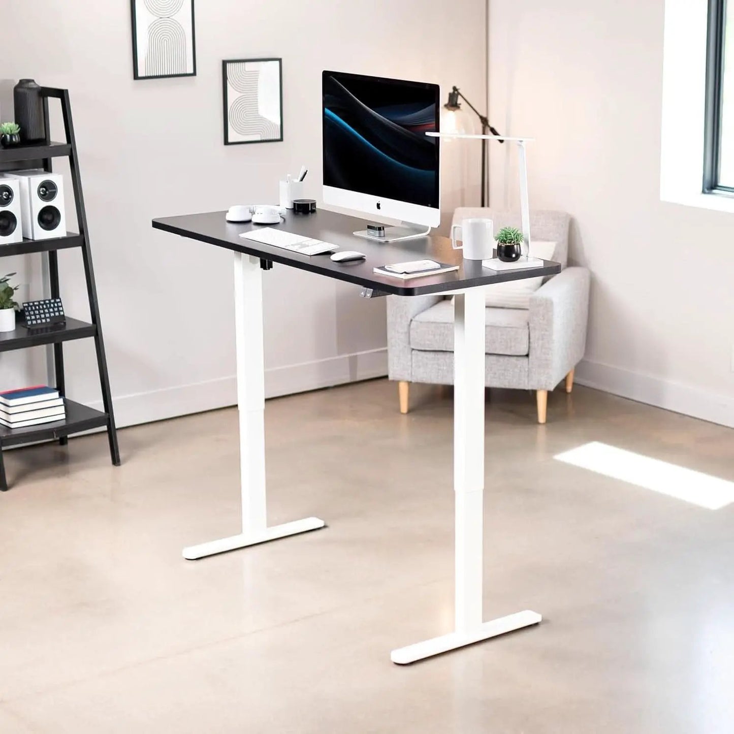 60 Inch Electric Height Adjustable Standing Desk For Office from PriceLows™
