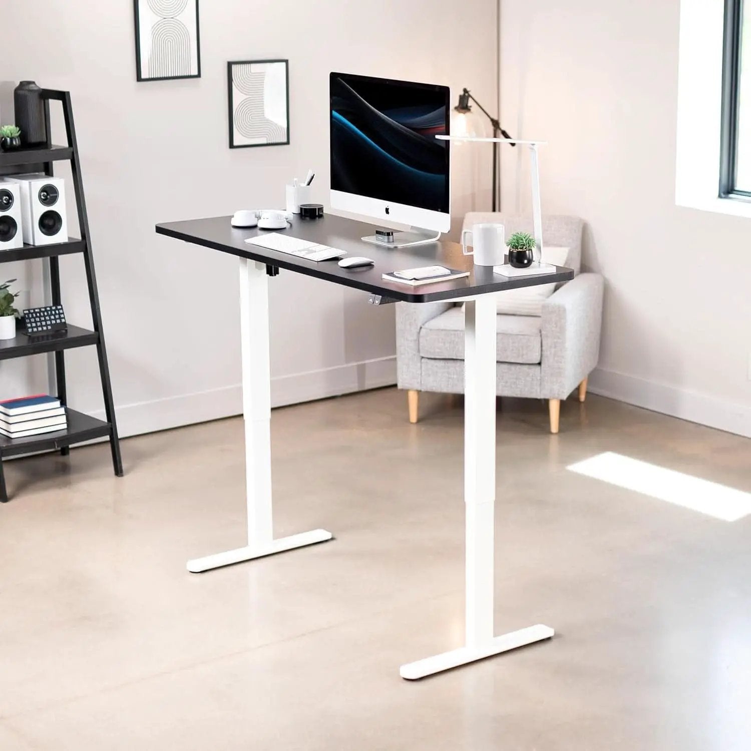 60 Inch Electric Height Adjustable Standing Desk For Office from PriceLows™