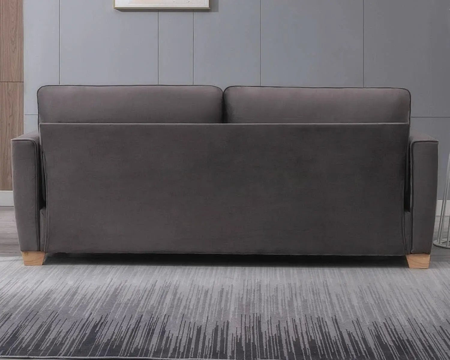 Queen Size Sleeper Sofa Bed DarkSlateGrey StainResistant from PriceLows™