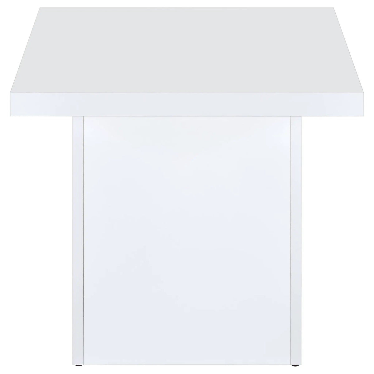 Devar 3-piece Square Coffee End Table Set White High Gloss | 3-Piece Set | Engineered Wood | Dining Room