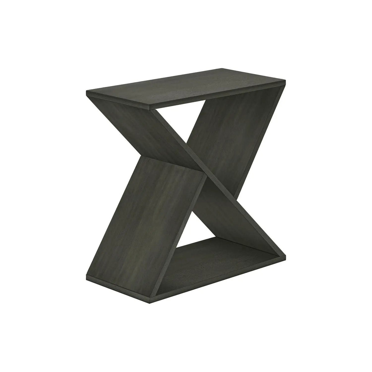 Accent Side Table | 24 Inch High | Veneer Finish | Modern Nightstand