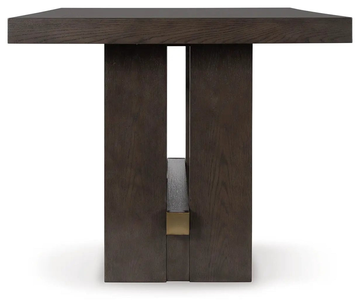 Burkhaus Counter Table | Rectangular Dining Room | Dark Brown | 66 Inch Width