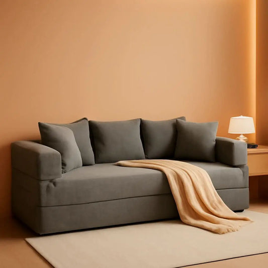 4 In 1 Convertible Folding Sofa Bed With Pillows from PriceLows™