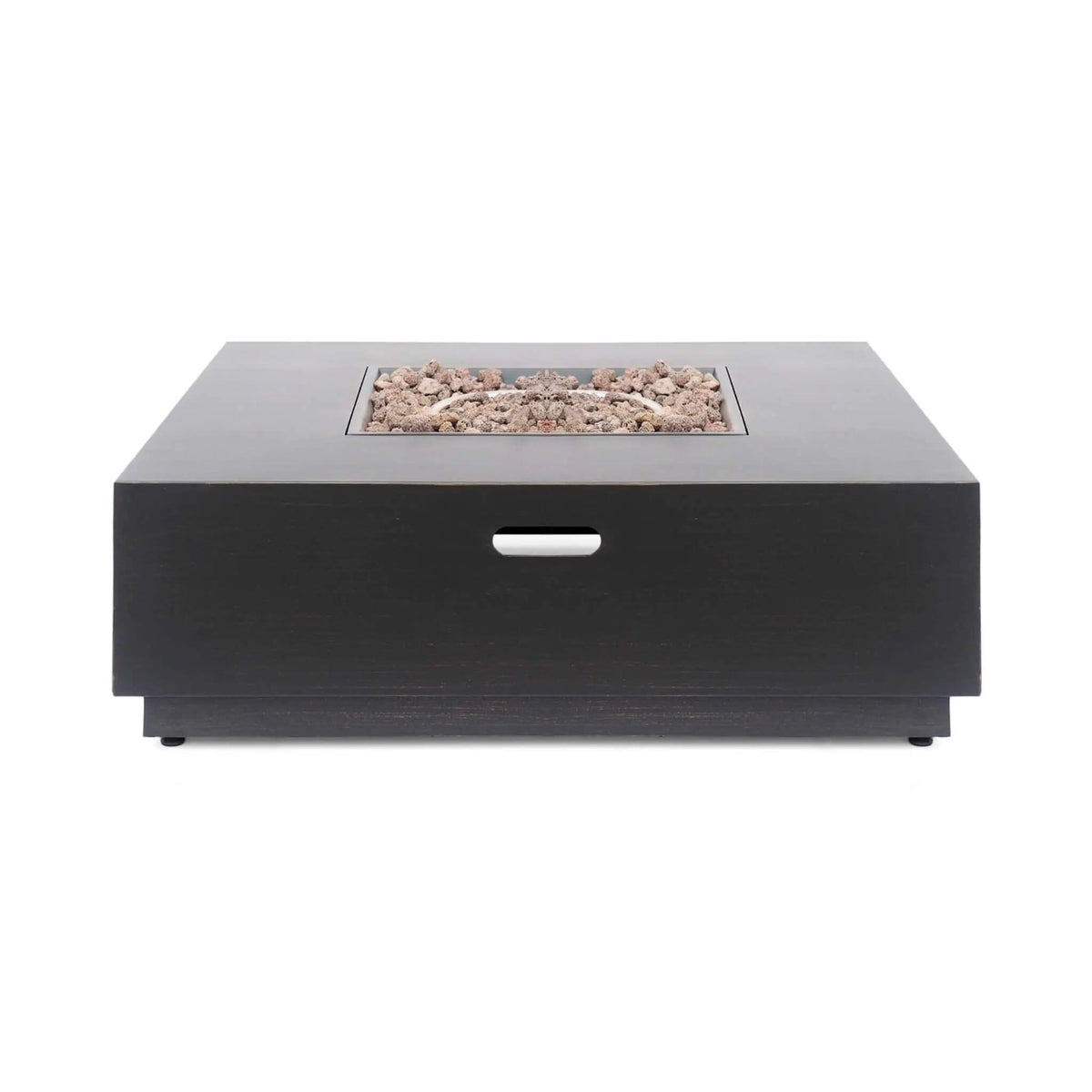 40-Inch 50K BTU Modern Outdoor Square Iron Backyard Patio Fire Pit | 40 Inch | Iron | Outdoor Living
