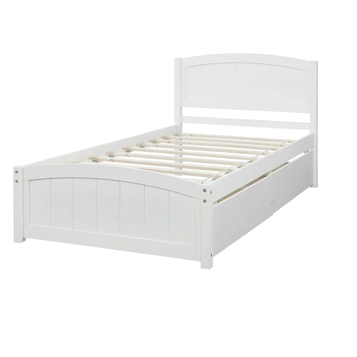 Wood Platform Bed | Headboard And Footboard | Slat Support | Minimalist Style