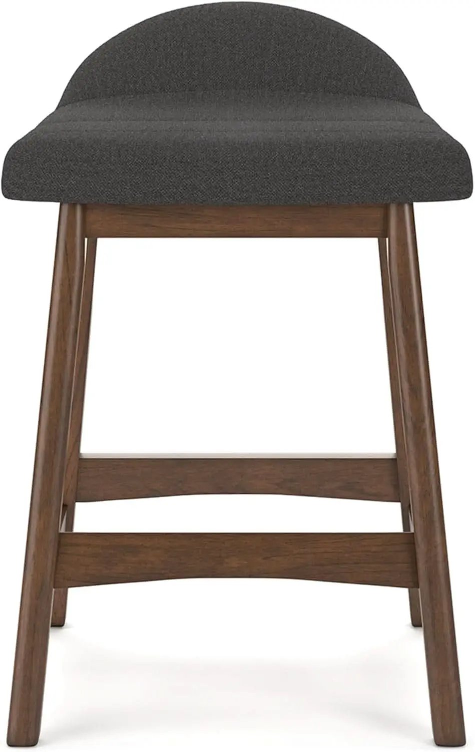 Counter Height Bar Stool Set Of 2 28.5 Inch Charcoal Brown from PriceLows™
