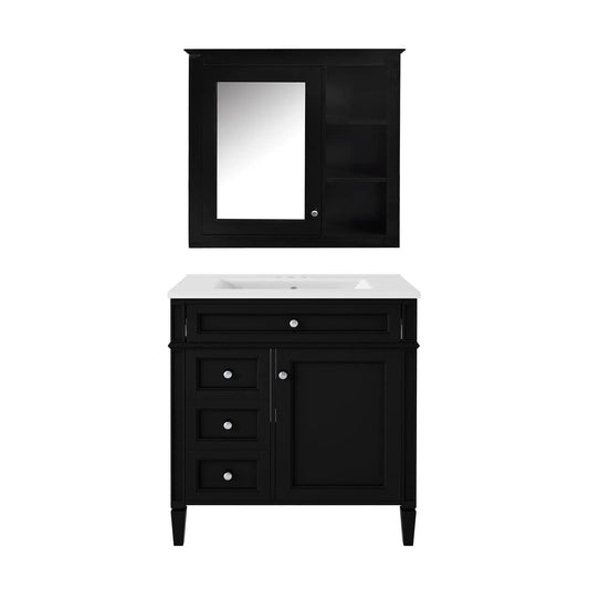 Bathroom Vanity With Medicine Cabinet | Royal Mirror Cabinet | Modern Storage | Unique Pattern Design