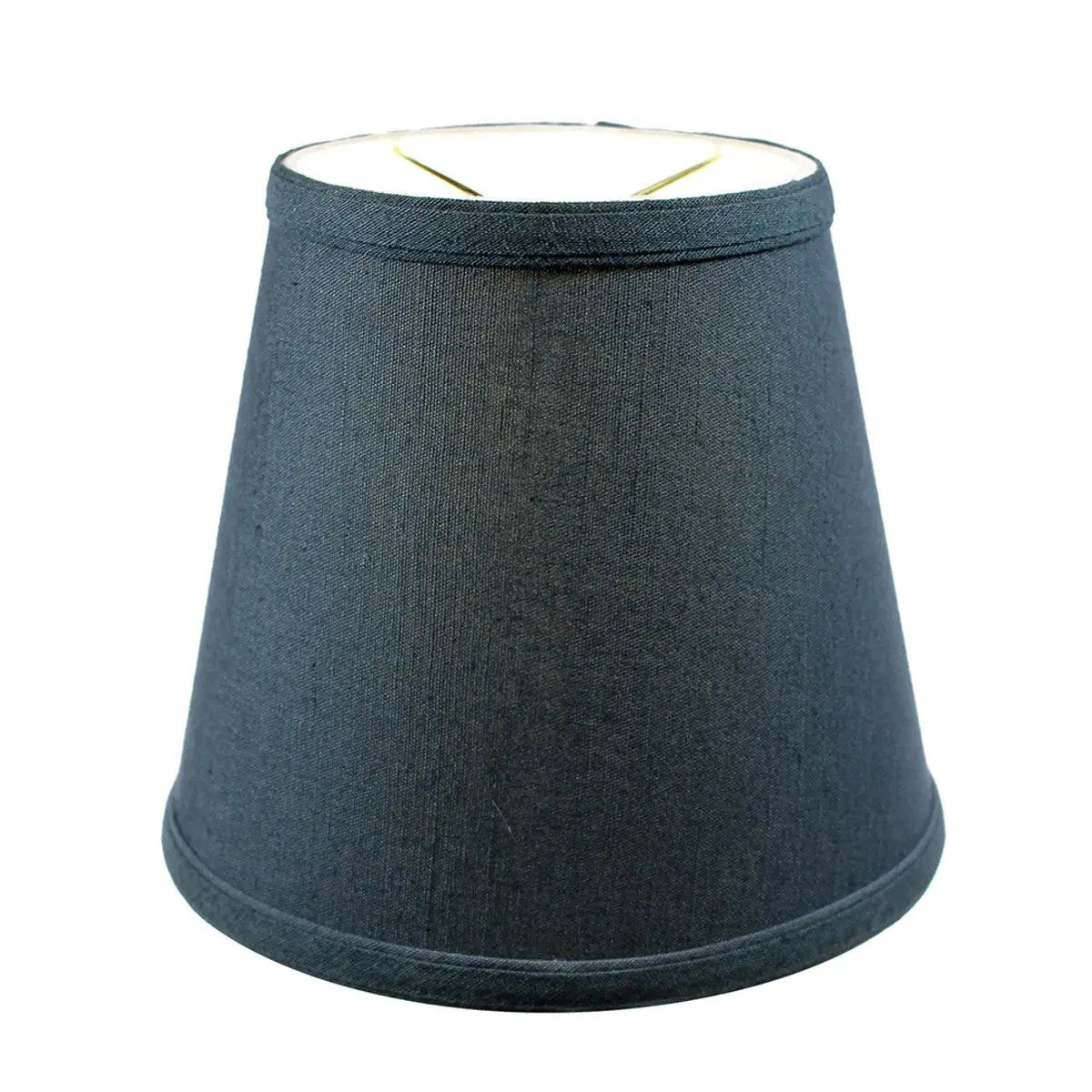 Clip On Lamp Shade | 8W X 7H | Navy Blue | Textured Finish