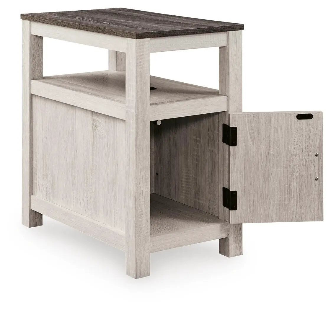 Fendenmore Chairside End Table | Storage Cabinet | Sofa-Side Function | Stylish Design