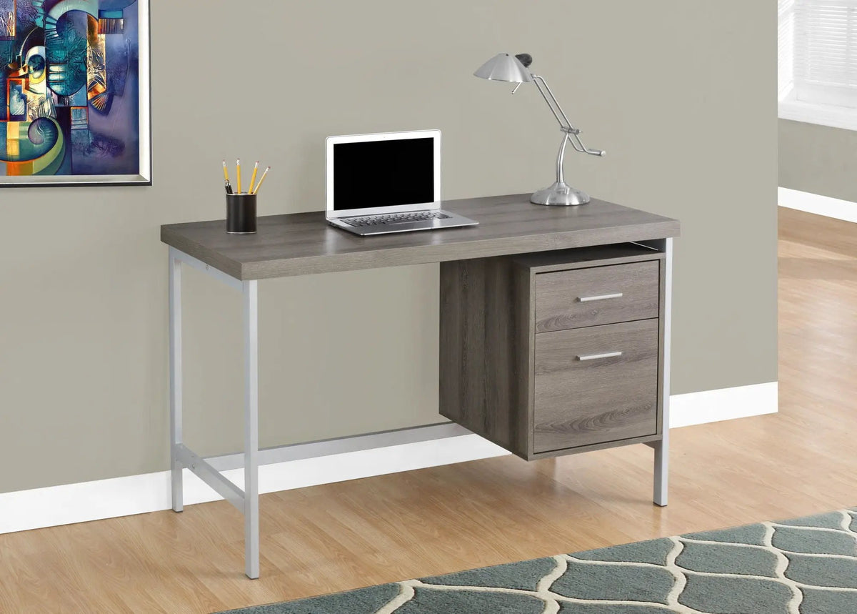 Modern Computer Desk | Left Right Set-Up | File Drawer | Laminate Finish