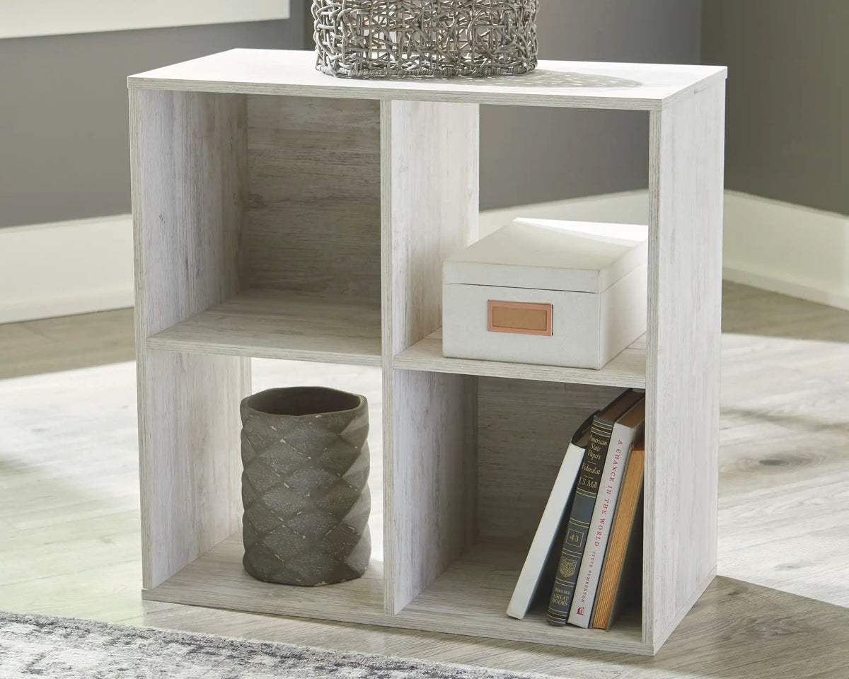 Paxberry Cube Organizer | Whitewashed Eight-Cube Design | Coastal Chic Style | Weatherworn Finish