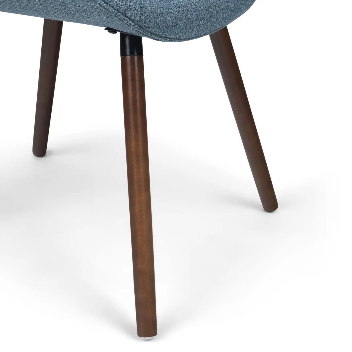 Malden Upholstered Bentwood Dining Chair | Mid Century Modern | Solid And Engineered Wood | High Density Foam
