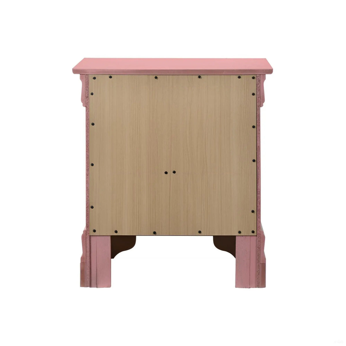 Louis Phillipe Nightstand | Traditional Wood Design | English Dovetailed Drawers | Metal Center Guides