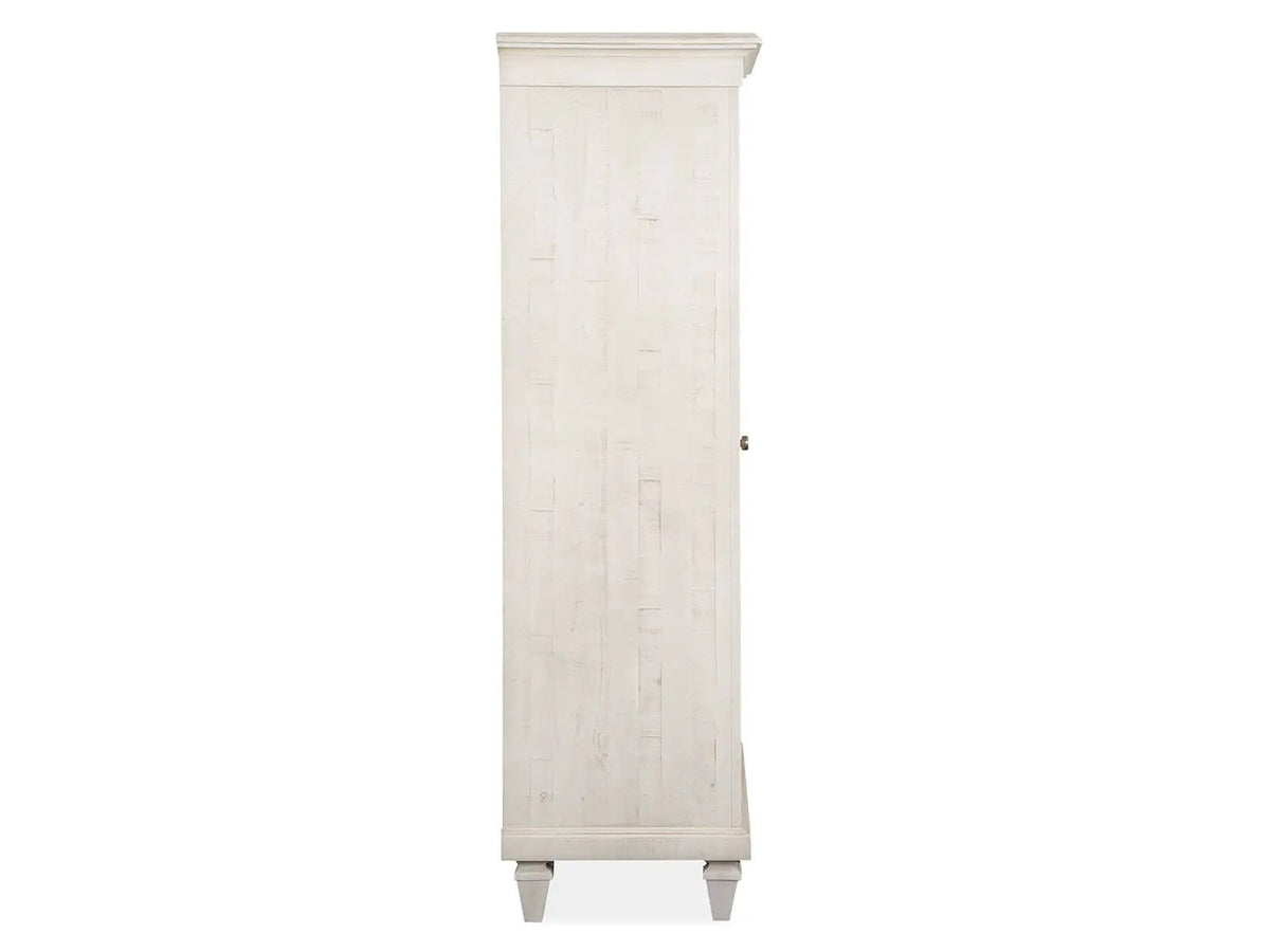 Newport Gentleman's Chest | 20 x 45 x 68 in | Mdf & Veneer | Alabaster