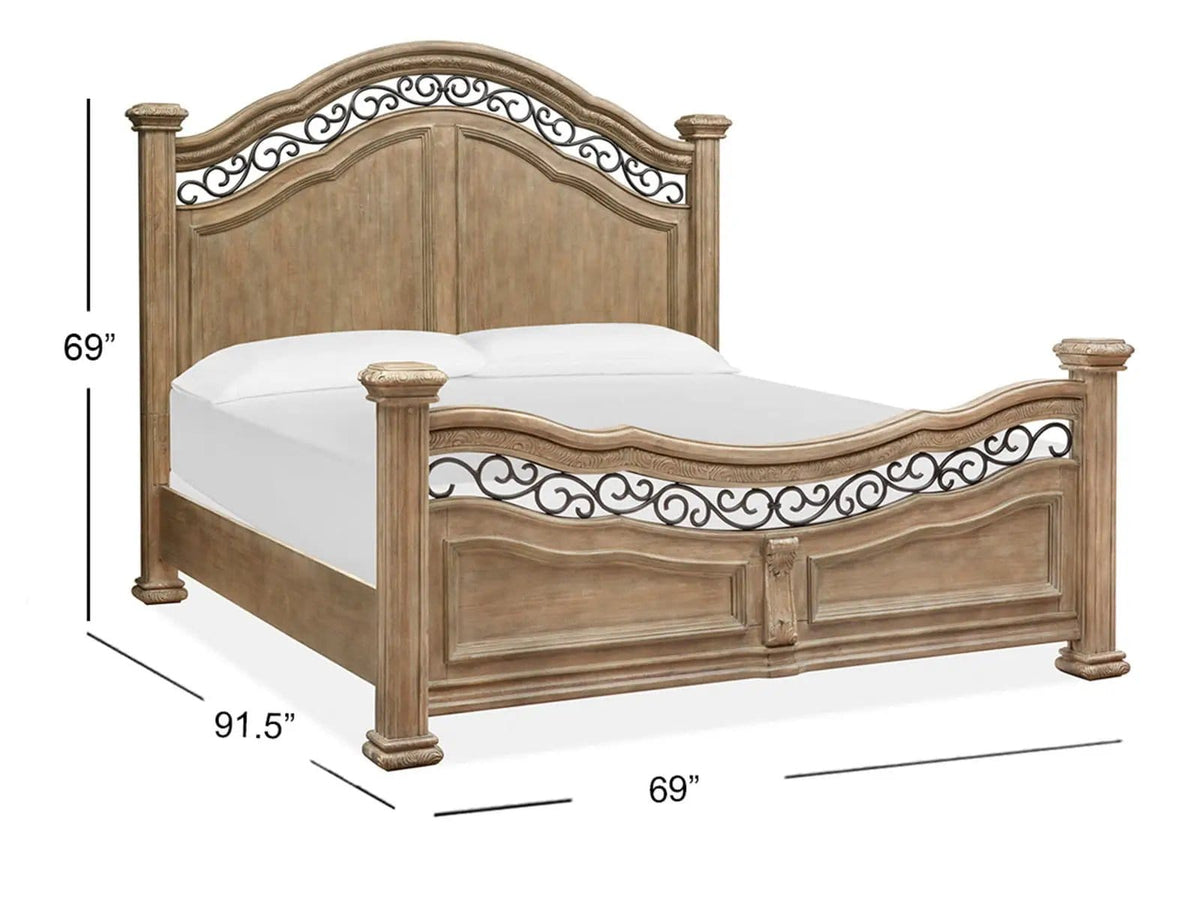 Marisol Panel Bed | 3 Pieces | Bedroom Furniture | Bedroom