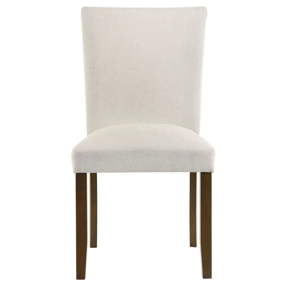 Paxton Upholstered Dining Side Chair Beige (Set of 2) | 19.5 x 23.75 x 36.75 in | Wood | Dining Room
