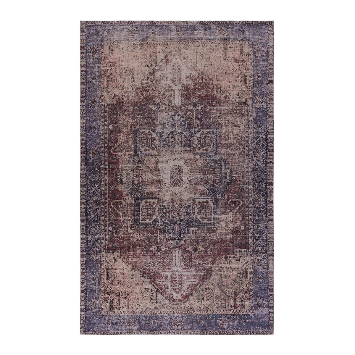 Maval Unique Washable Area Rug | 36 x 24 Inch | Machine Washable | Kid And Pet Friendly