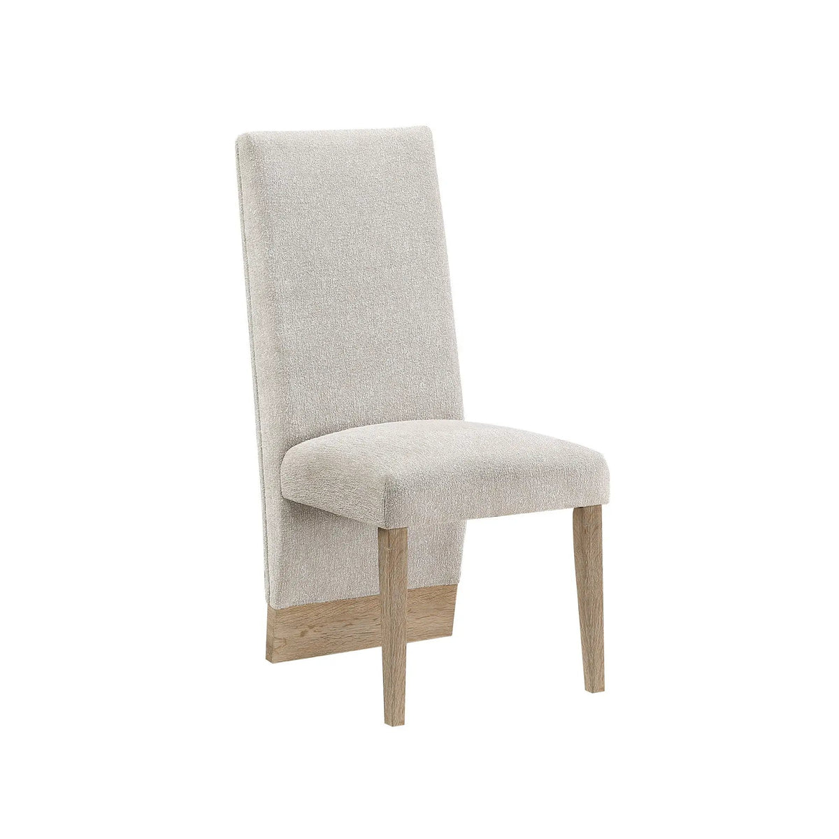 Contemporary Dining Chairs | Rubber Wood | Extended Backrest | Set of 2
