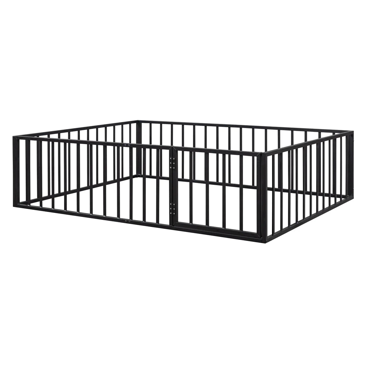 Metal Floor Bed Frame | Raised Fence Gate | Low Platform Design