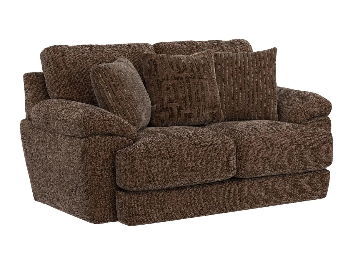Jaden Fabric Loveseat | 2 Pieces | Chenille & Fabric | Living Room