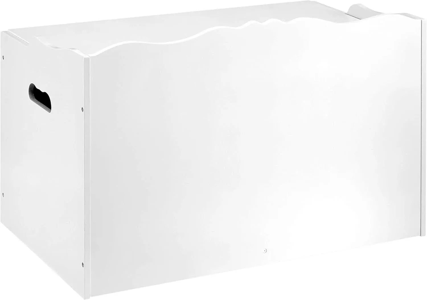 Wooden Toy Box Chest White 30x18x19 StorageSolution from PriceLows™