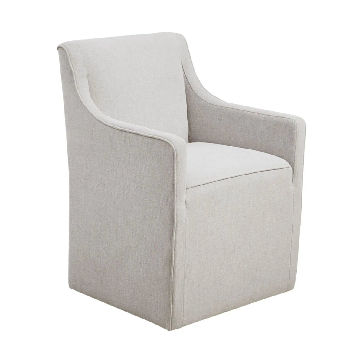 Traditional Dining Armchair | Upholstered | Fully Assembled | Gray