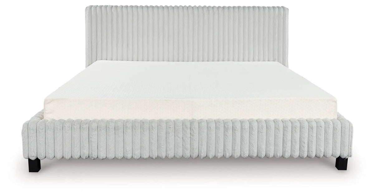 Zuraleus Upholstered Bed | Corded Fabric | Casual Contemporary Style | 91.25 Inch Width