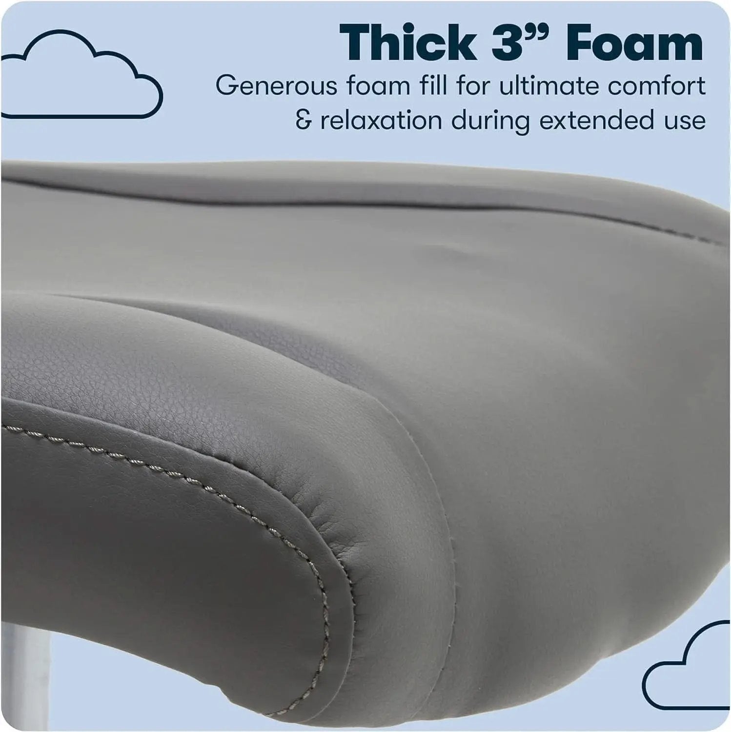 Gray Armless Desk Chair With Wheels And Breathable Mesh from PriceLows™
