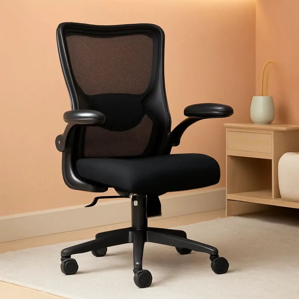 Mesh Office Chair With Adjustable Armrests And Lumbar from PriceLows™