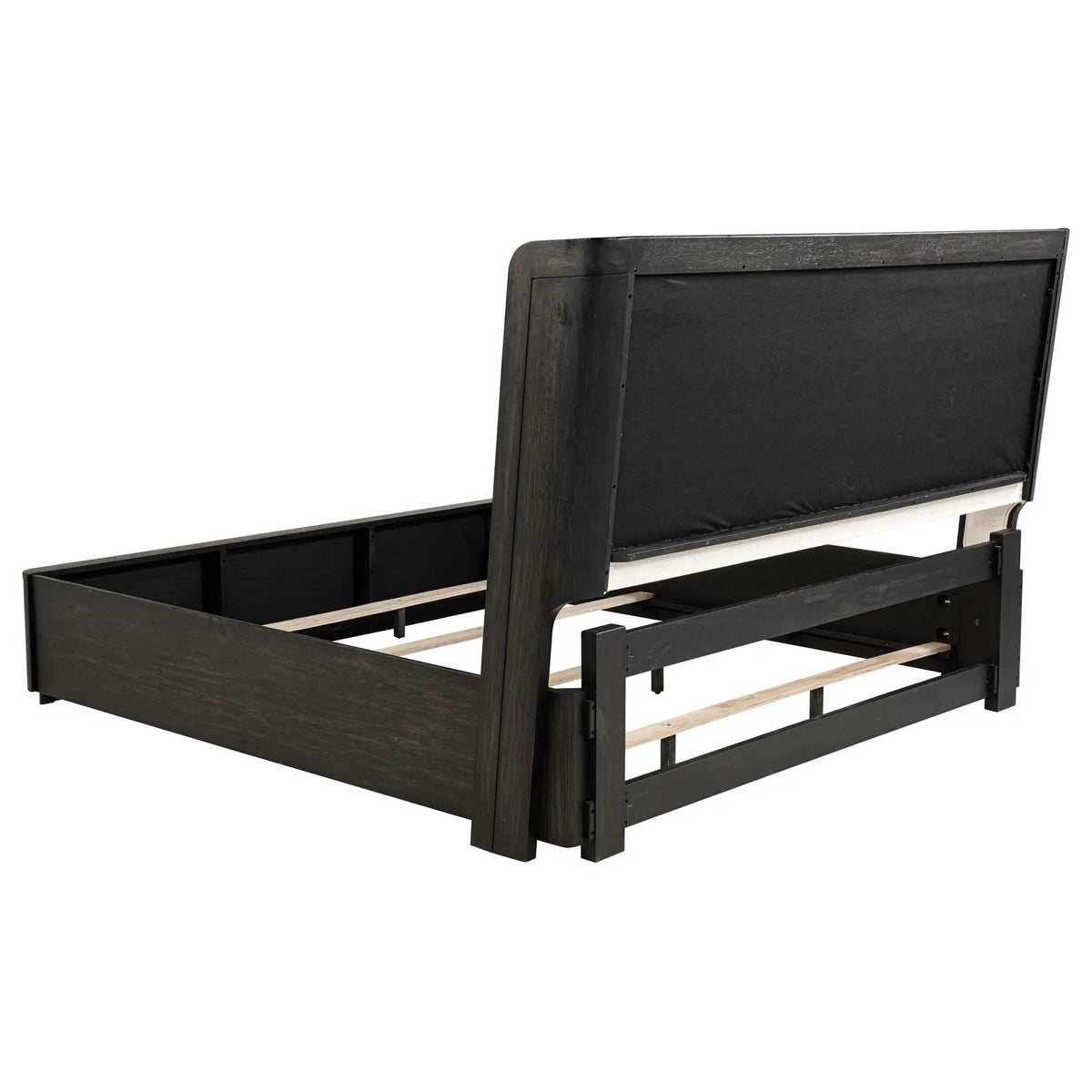 Leandro 4-piece Eastern King Bedroom Set Burnished | 4-Piece Set | Bedroom Furniture | Black