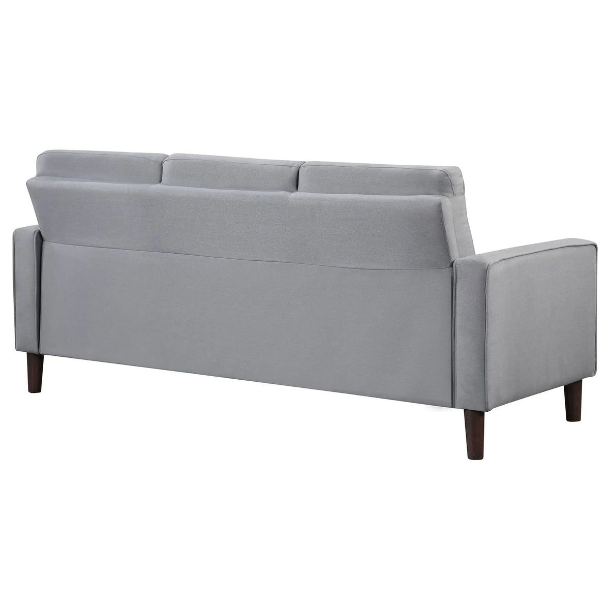 Bowen Upholstered Track Arm Tufted Sofa | 76 x 32.75 x 34.25 in | Fabric | Grey