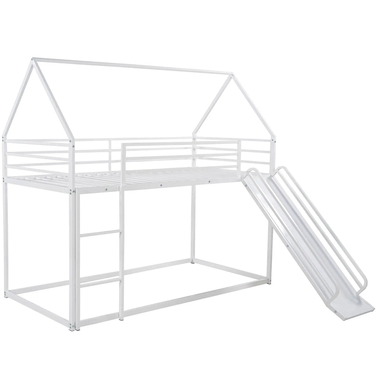 Bunk Bed | Playhouse Design | Built In Slide | Twin Over Twin