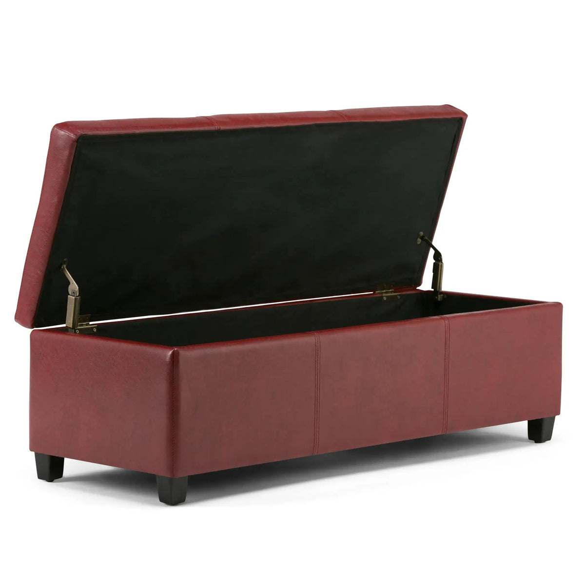 Storage Ottoman Bench | Solid Wood Frame | High Density Foam