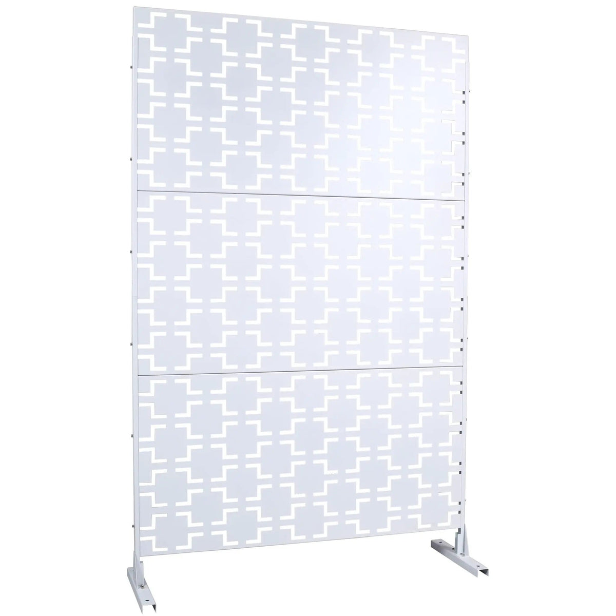 Metal Privacy Screen | Freestanding Divider | Rust Resistant